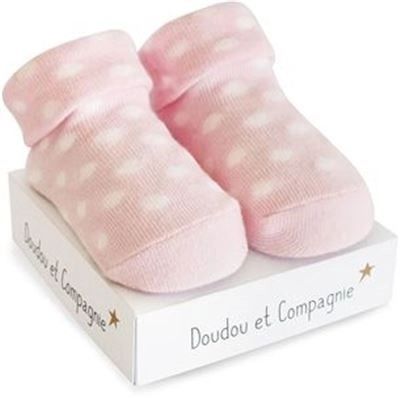 Doudou Baby Gift Set - Socks for Girls 0-6 Months