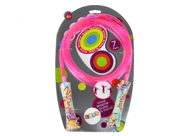 Pink Light-Up Jump Rope Set