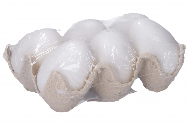 Decorative White Plastic Eggs