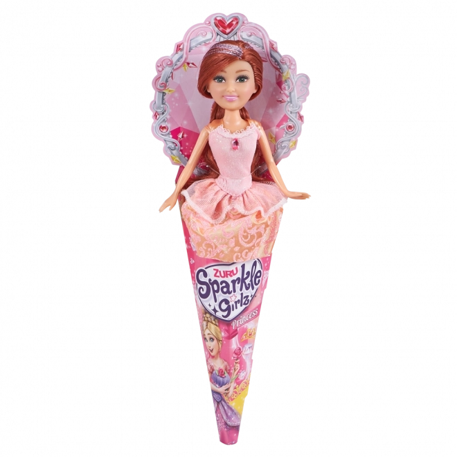 Princess Sparkle Girlz Doll in Cone