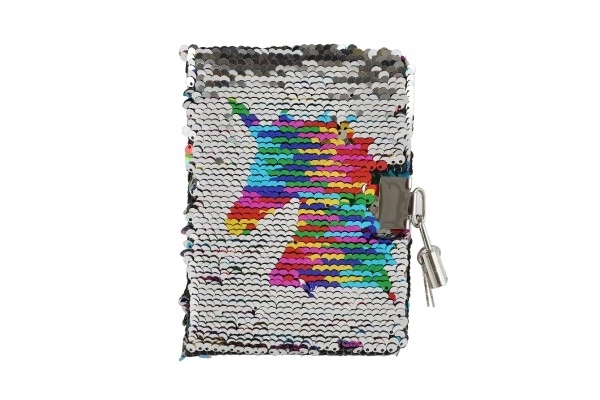 Sequin Secret Notebook with Lock