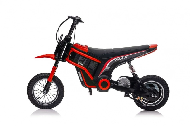 Red Battery-Powered Cross Motorcycle