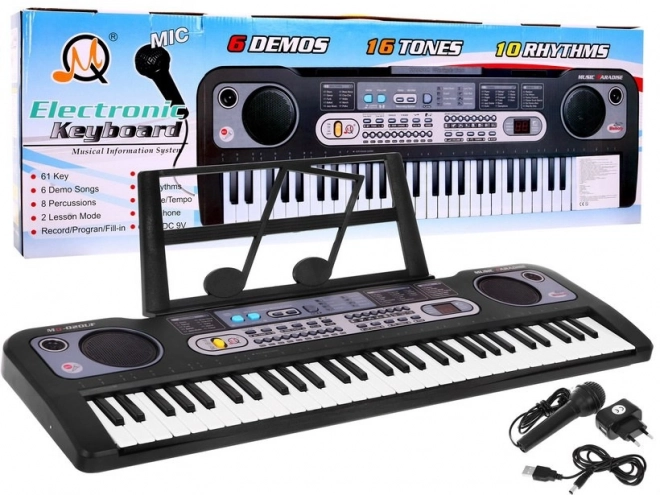 Children's Music Keyboard with USB and FM Radio