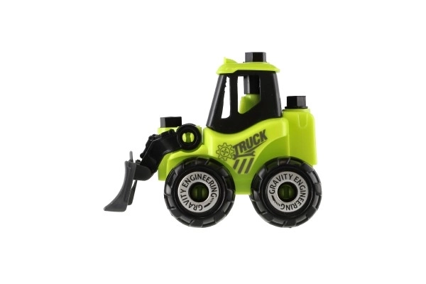 Construction Toy Vehicle with Screwdriver