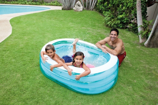 Oval Inflatable Pool 163x107cm