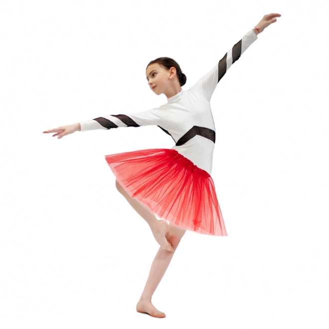 Red Tutu Ballet Costume Skirt