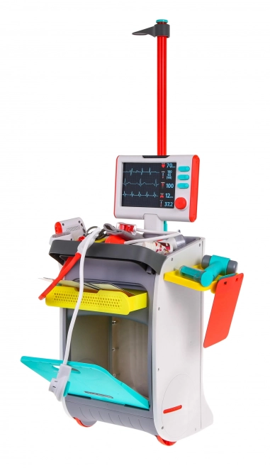 Interactive Medical Trolley For Kids 3+ With X-Ray And EKG Features