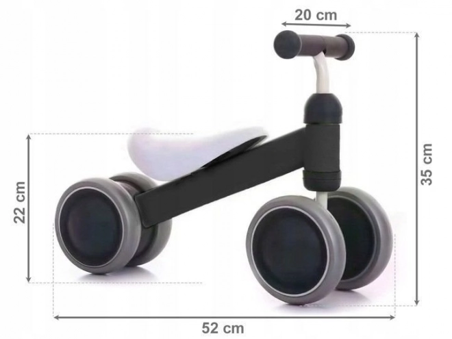 ECOTOYS Balance Bike MINI Black