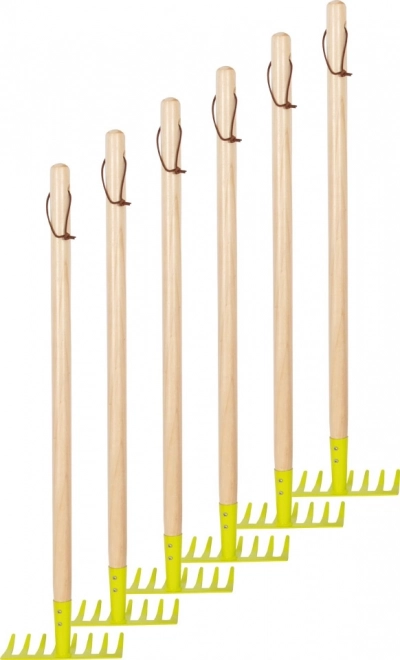 Small Foot Green Garden Rake for Kids