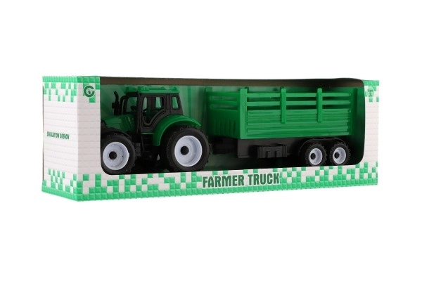 Tractor with Trailer Toy - Plastic Model