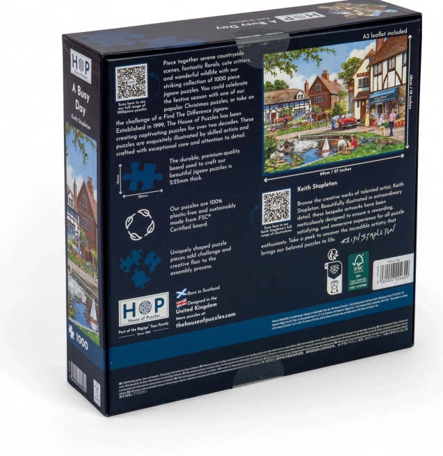 Puzzel Drukke dag 1000 stukjes
