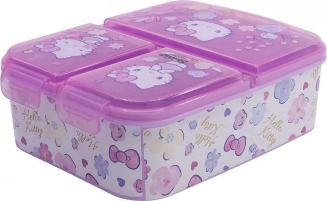 Hello Kitty Multi-Compartment Snack Box