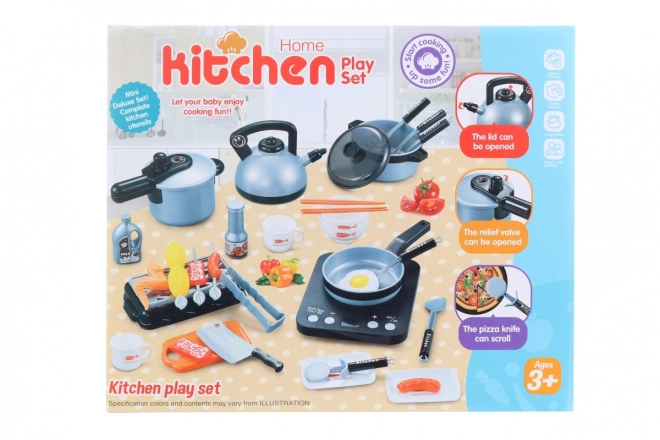 Battery-Powered Toy Cookware Set