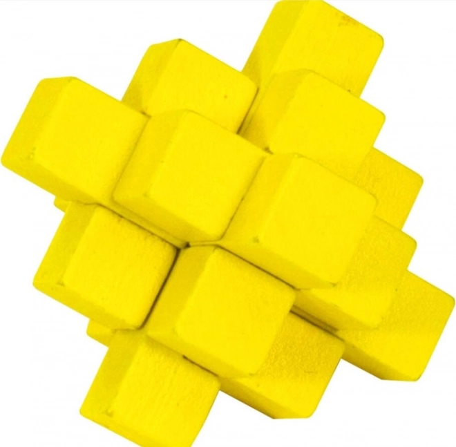 Wooden Yellow Puzzle by Professor Puzzle