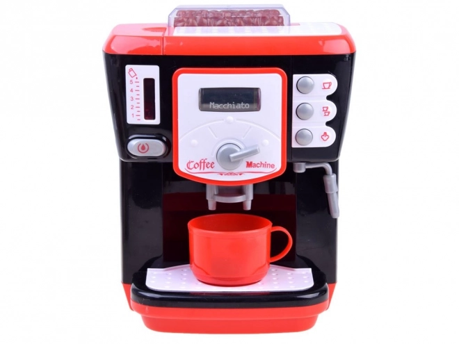 interactive coffee machine for kids with sounds