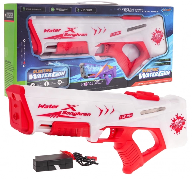 Water Gun with Light Function Red