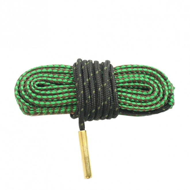 Gun Cleaning Bore Snake with Integrated Brushes