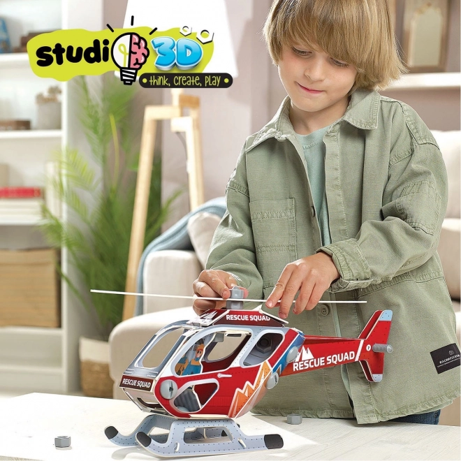 Educa Studio 3D Rescue Helicopter Model