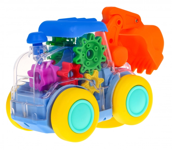 Interactive Colorful Excavator with Drive for Kids 3+