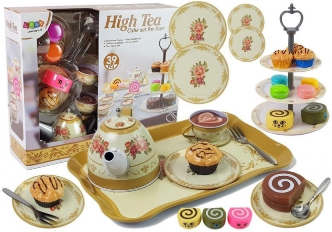 Charming Kids Tea Set with Sweets