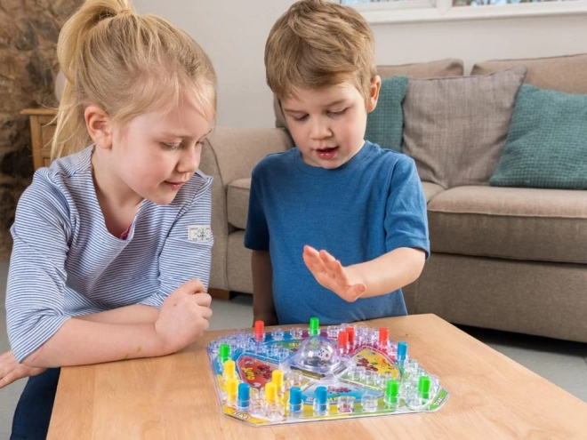 Family Board Game Ludo - Travel Version with Secured Dice