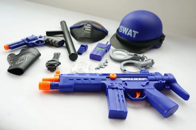 Police Officer Playset with Helmet