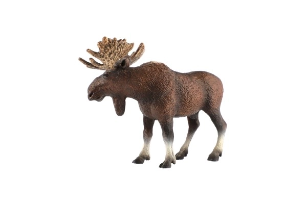 European Moose Plastic Toy 13cm in Bag