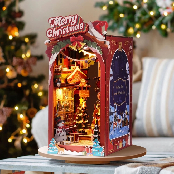 3D Puzzle Bookend Christmas Lane