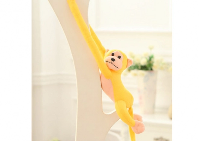 Yellow Plush Monkey Toy with Sound 60 cm