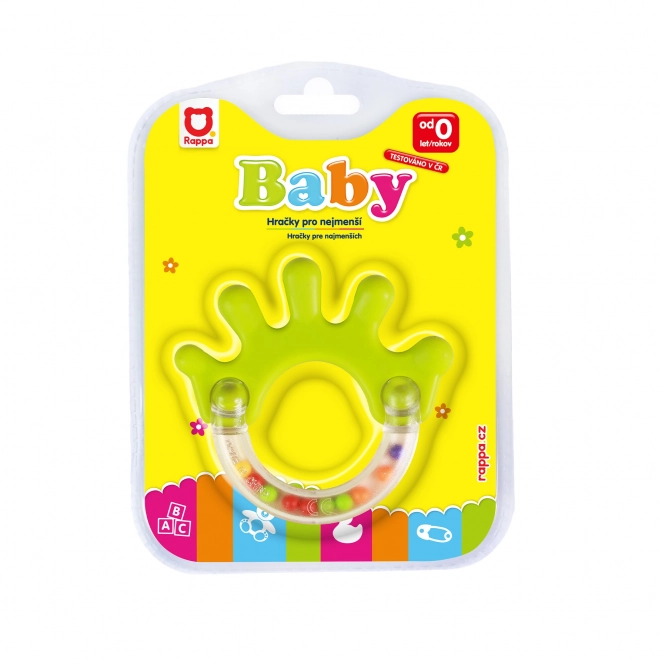 Soothing Hand-Shaped Baby Rattle