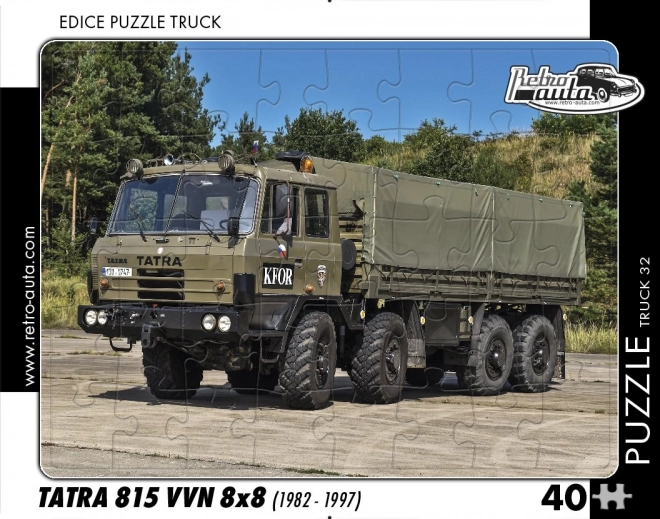 Retro Vehicles Puzzle Tatra Truck