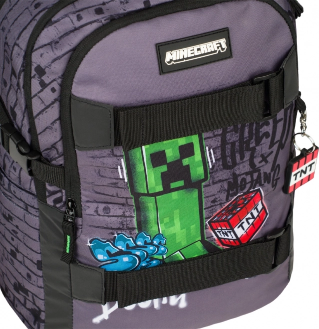 školní batoh Baagl Skate Minecraft TNT