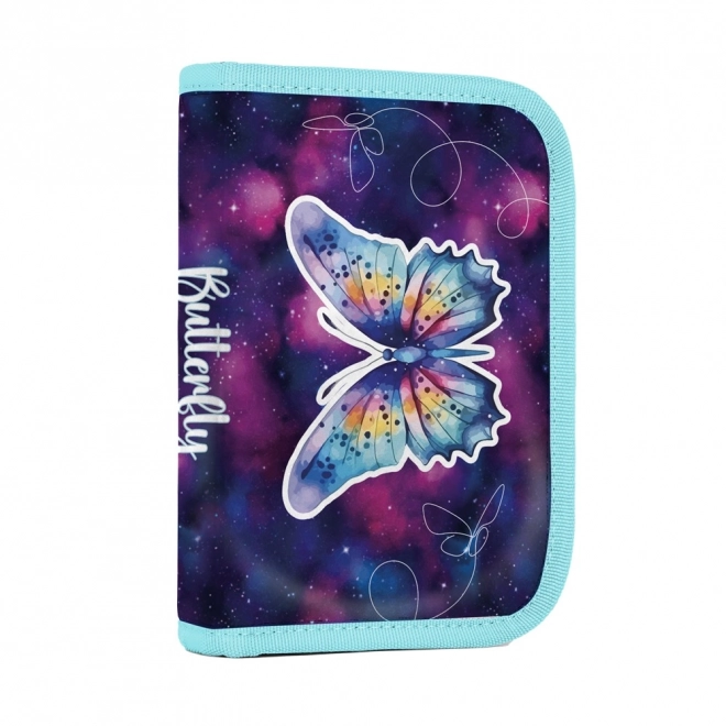 Butterfly Single Compartment School Pencil Case