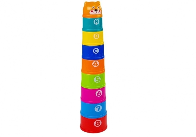 Stacking Cups for Babies with Numbers