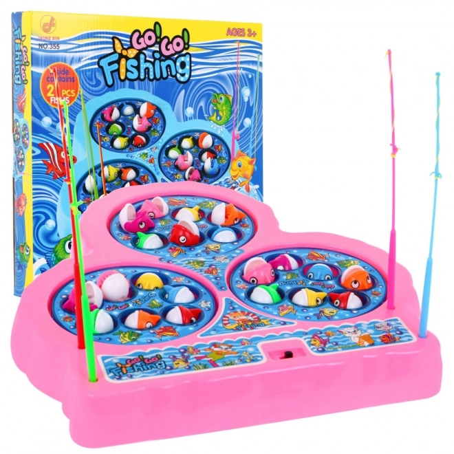 Skill Game Fishing Fun for Kids 3+ with Colorful Fish and Rods