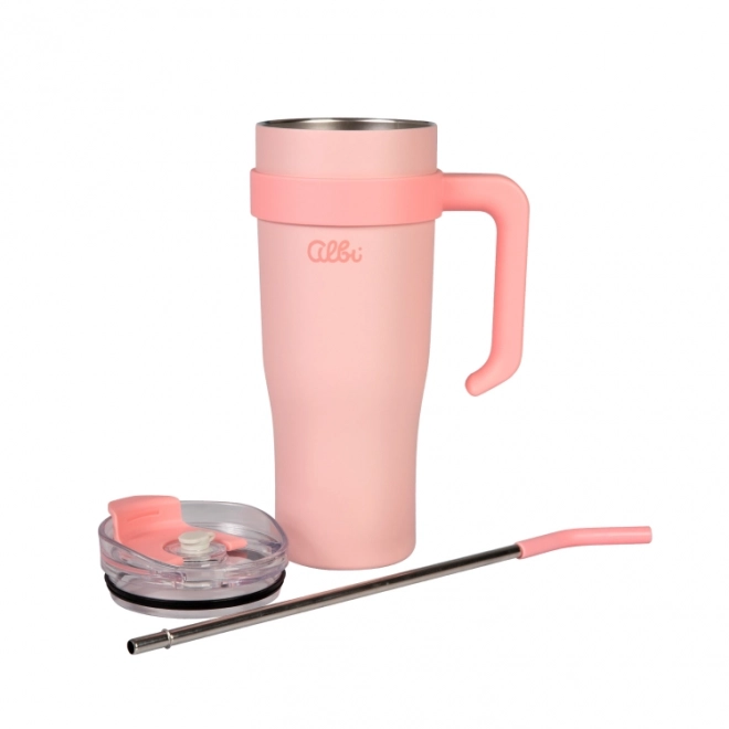 Pink Stainless Steel XXL Thermo Mug