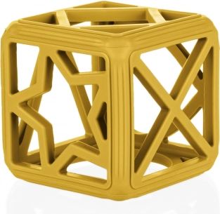 Silicone Teether Square, Mustard Yellow