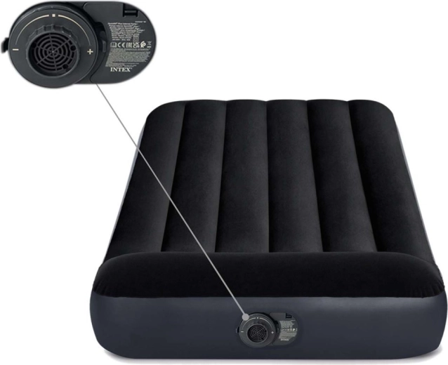 Integrated electric pump – inflate in minutes