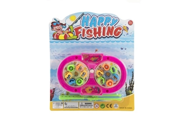 Magnetic Fishing Game with Colorful Fish and Rods