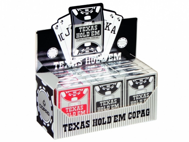 Texas Hold'em Jumbo Silver Playing Cards