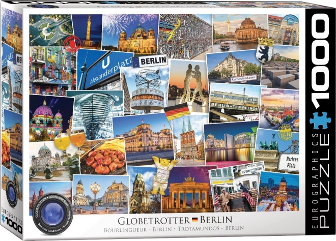 Eurographics World Traveler Puzzle - Berlin 1000 Pieces