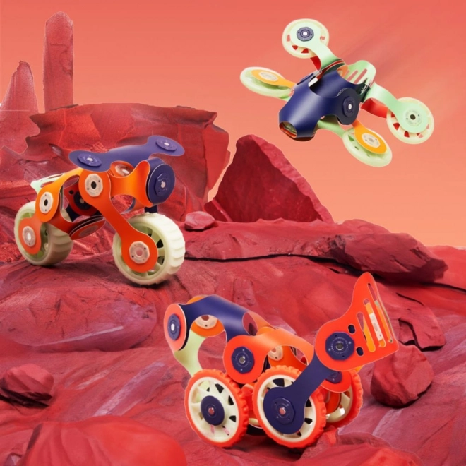 Clixo Mars Rovers Magnetic Building Set