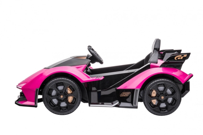 Battery Operated Lamborghini GT Pink Car