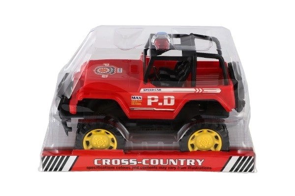 Police Off-Road Plastic Vehicle