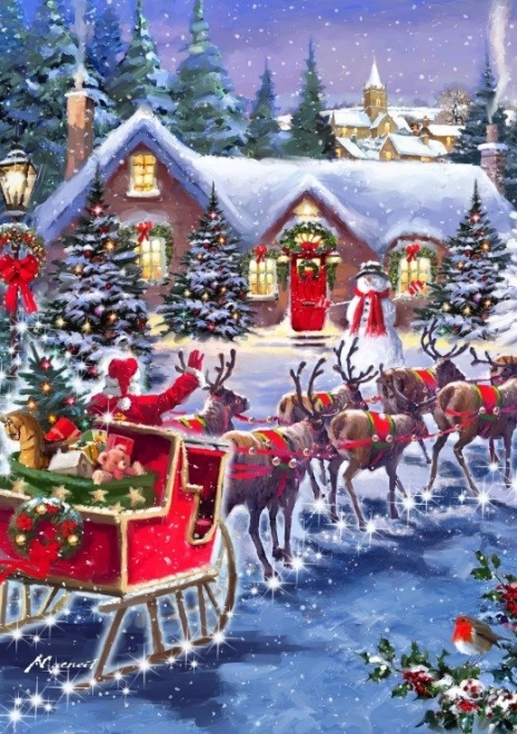 Santa and Sleigh Puzzle