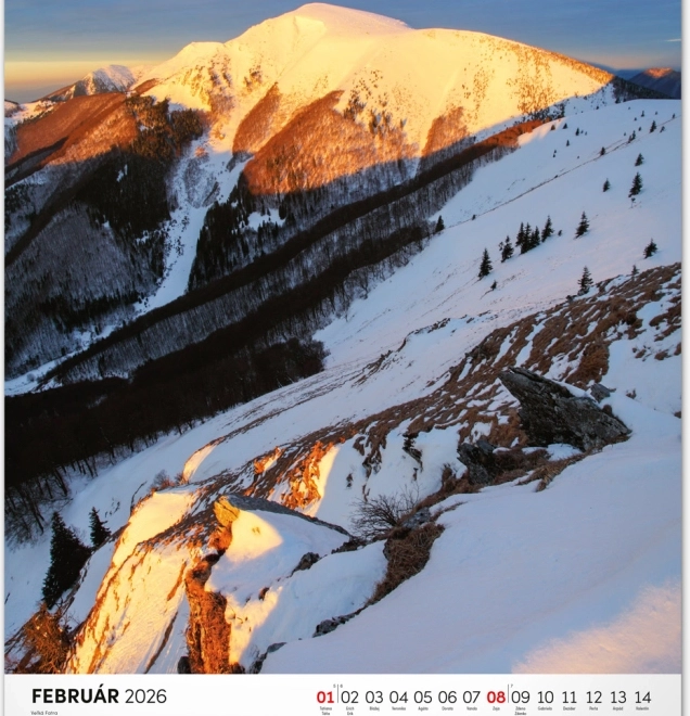 Calendario da parete Parchi nazionali della Slovacchia 2026