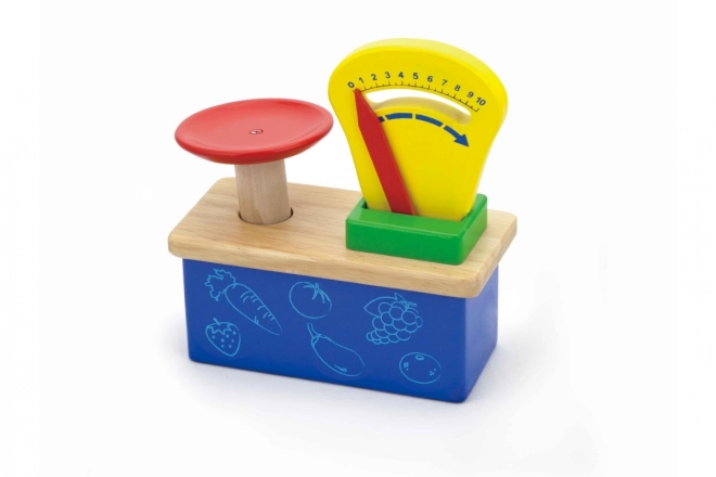 Wooden Weighing Scale Toy