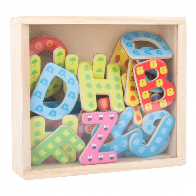 Colorful Wooden Magnetic Letters Set