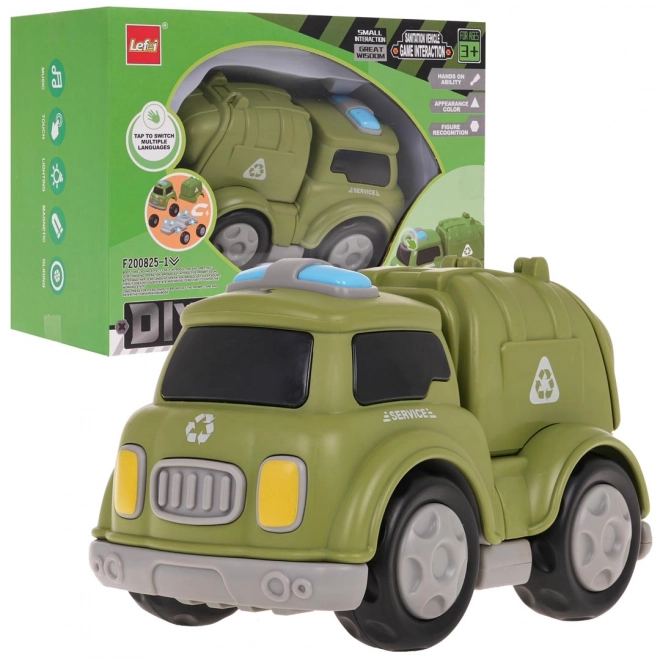 Interactive Magnetic Garbage Truck Toy