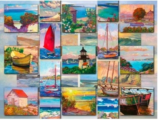 Ravensburger Coastal Collage Puzzle 1500 Pieces